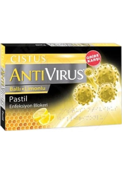 Cistus Ballı Limonlu Pastil