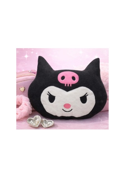 Kuromi Peluş Yastık Oyuncak Beyaz