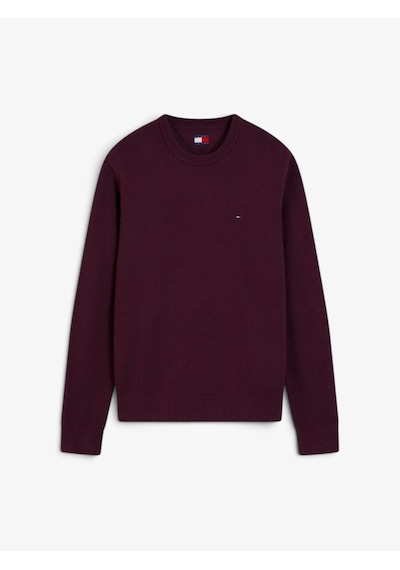 Tommy Hilfiger Tjm Slım Ess Sweater Ext Erkek Mor Kazak - Dm0dm21787