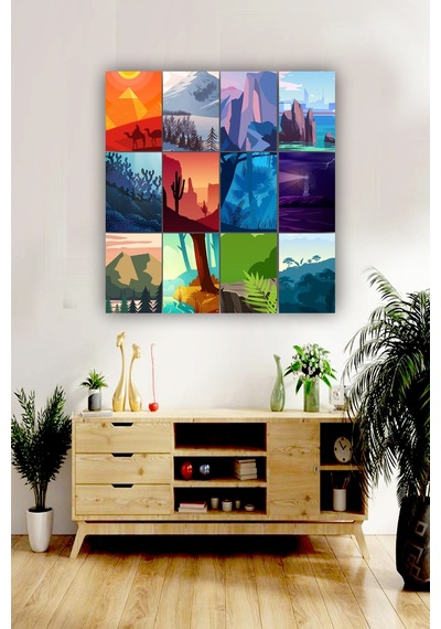 12 Parça Renkli Tabiat Manzara Resimleri Çerçeve Görünümlü Mdf Tablo Duvar Süsü Hediyelik Eşya Doğa Çok Renkli - 670749767 Çok Renkli 12 Parça Renkli Tabiat Manzara Resimleri Çerçeve Görünümlü Mdf Tablo Duvar Süsü Hediyelik Eşya Doğa Çok Renkli - 670749767 Çok Renkli