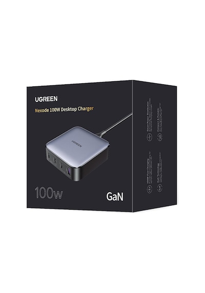 Ugreen Nexode 100W USB Type-C QC 4.0 PD 3.0 GanX 4 Portlu Hızlı Şarj Cihazı