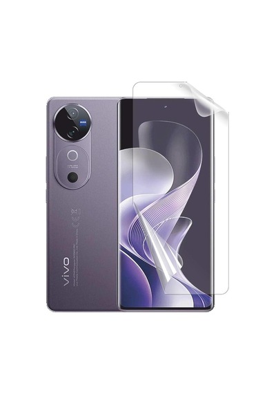 Vivo V40 5g İle Uyumlu Hidrojel Nano Ekran Koruyucu Film Mat Tempered Cam Değildir