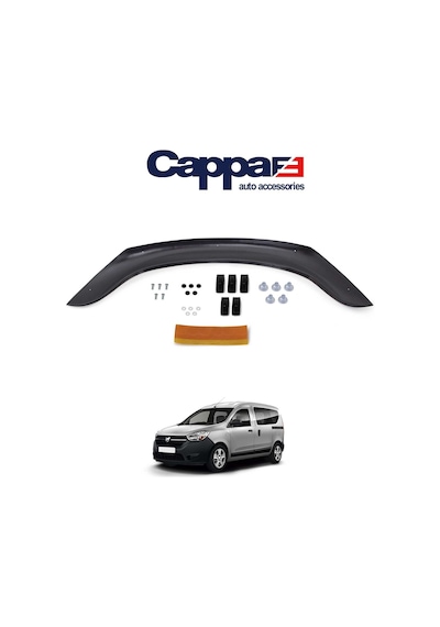 Cappafe Dacia Dokker Ön Kaput Koruyucu Rüzgarlık 4Mm Abs 2013- N11.29838