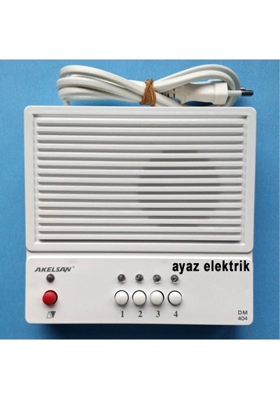 Akelsan 4 Lü Diafon Konuşma Merkezi Çaycı-Odacı-Kapıcı Diyafon