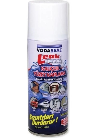 Vodaseal Leak Fix Kauçuk İzolasyon Spreyi 200 Ml Beyaz Belirtilmemiş