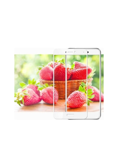 Samsung Uyumlu S8 5D Tam Kaplayan Kavisli Cam