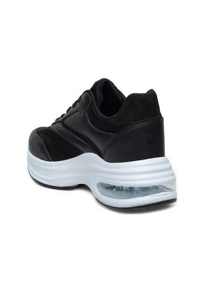 Bluefeet Drk Siyah Fileli Kadın Sneaker Spor Ayakkabı Siyah