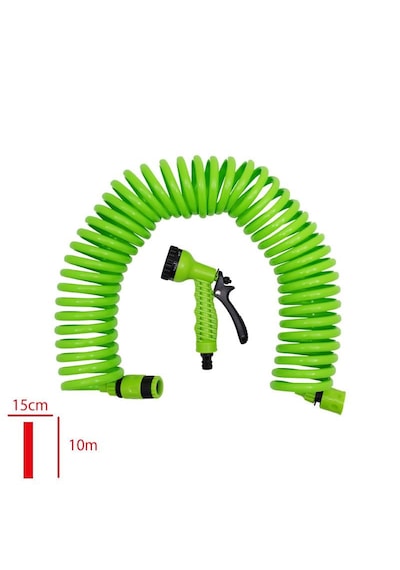 Beatrıx Spiral Hortum Seti 10 Metre Bahçe Hortumu