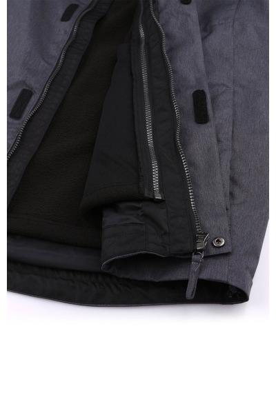 Hannah Sigfred 3n1 Erkek Outdoor Mont Mel - Anthracite - L Siyah - Gri