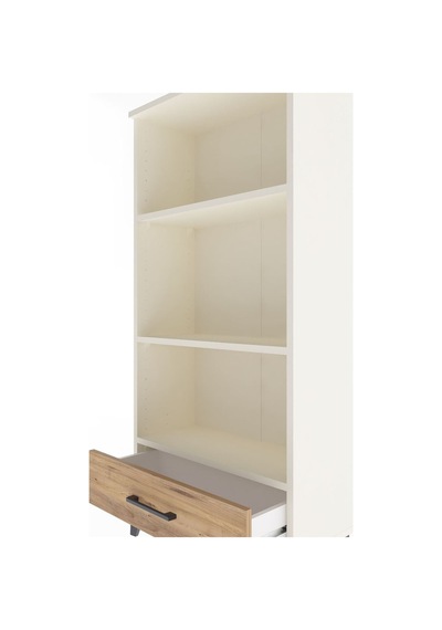 Arges Dolap 3 Raflı Tek Çekmeceli 60x30x134 Aytaşı-çam Aytaşı