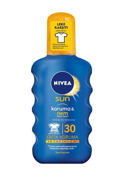 Nivea Sun Koruma & Nem SPF30+ Güneş Spreyi 200 ML