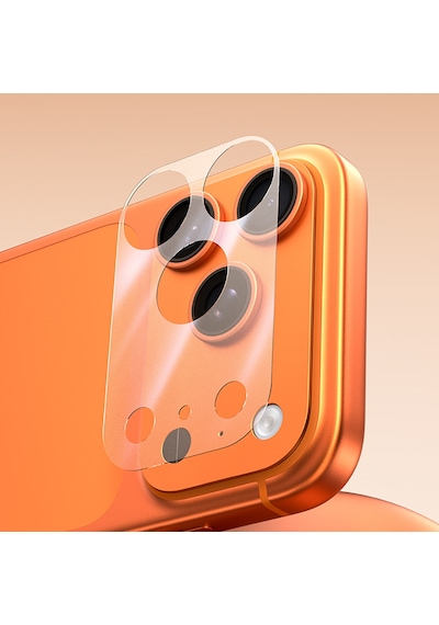 İphone 17 Pro Max Uyumlu Benks Çizilmelere Dayanıklı 0.35mm Mat Kamera Full Lens Koruyucu Şeffaf