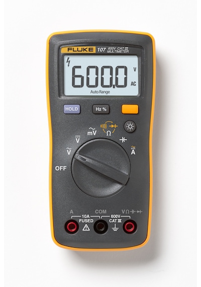 Fluke 107 - Avuçiçi Dijital Multimetre 6000 Count - Netes
