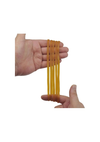 Ekoset 180X5Mm Geniş Kauçuk Paket Ambalaj Kasa Lastiği 100 Adet