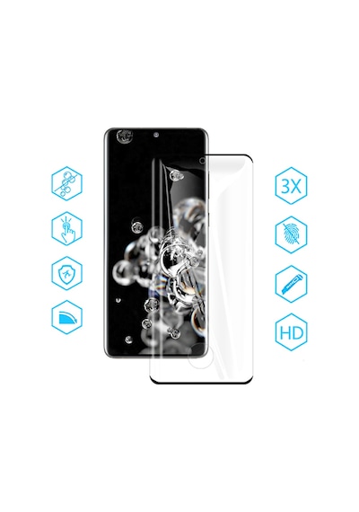 Zore Galaxy S21 Ultra Uyumlu Süper Pet Ekran Koruyucu Jelatin