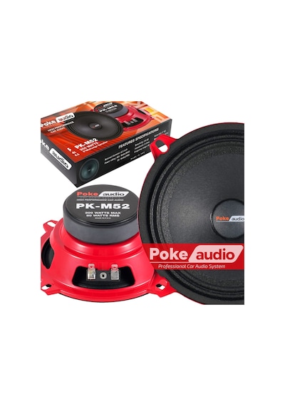 Oto Midrange 13cm 300w 80rms 2 Adet Poke Pk-m52