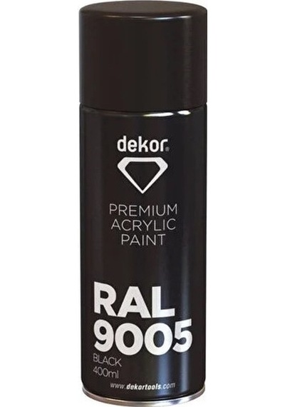Dekor Sprey Boya Parlak Siyah 400ml -653