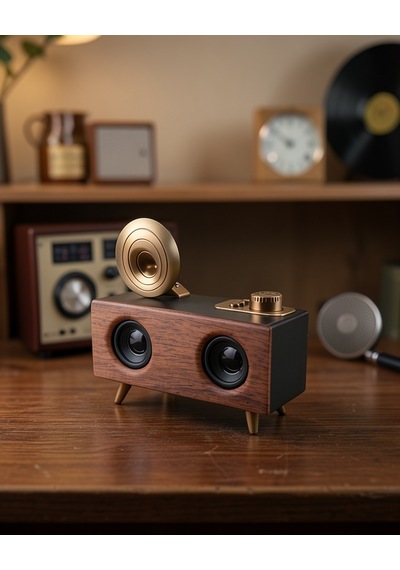 Radyo Hoparlör Bluetooth Nostaljik Tasarım Uczzzb6speakerrrrr1