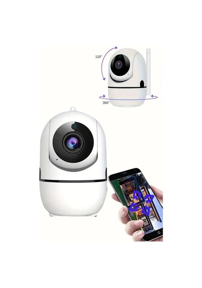 Mey Najmaddin Mini Ip Kamera Hareketli Güvenlik Kamerası Kablosuz Wifi Kamera Mikrofonlu Najmaddin