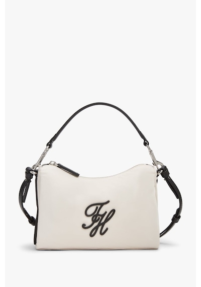 Tommy Hilfiger Th Elevated Nylon Kadın Krem Mini Crossover-15491