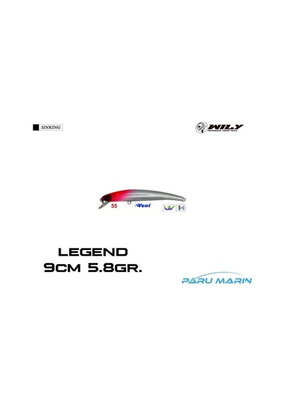 Wily Legend 9cm 5.8gr. Floating No:55