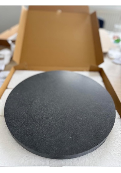 %100 Doğal Bazalt Pizza Taşı I Fırın Taşı 30cmx2cm Diğer
