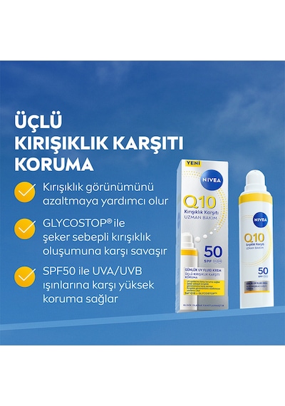 Nivea Q10 Spf50 Gündüz Yüz Bakım Kremi 40 Ml