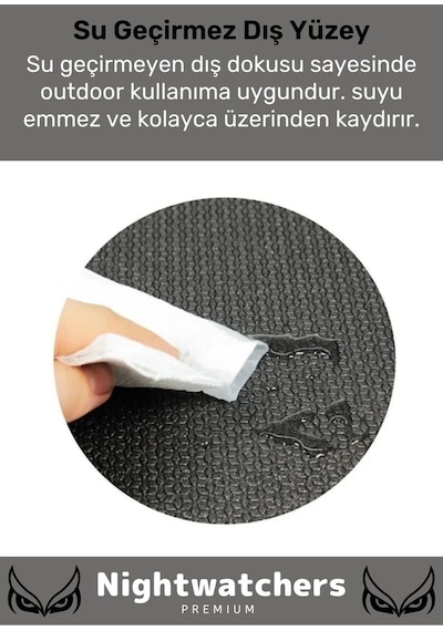 Özel Konfor Modeli Çift Taraflı Kaymaz Silinebilir Yoga Meditasyon Minderi 6,5mm Mat Çok Renkli