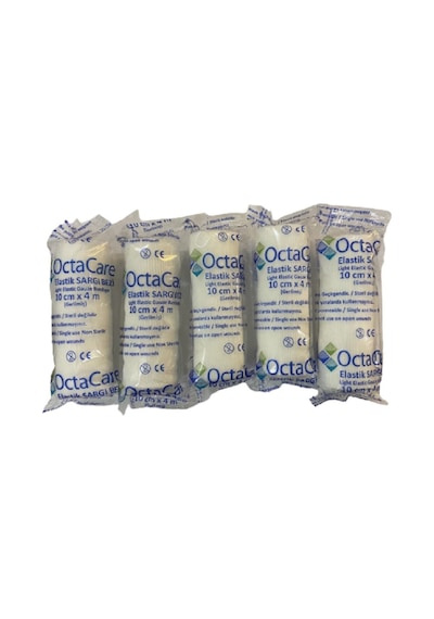 Octacare Elastik Sargı Bezi 10 CM x 4 M 5 Adet
