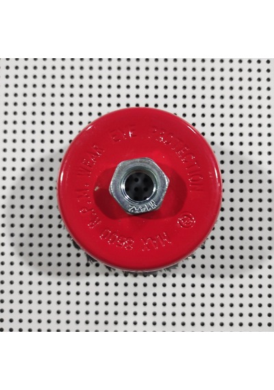 Novax Çanak Fırça Burgulu 100 Mm M14 Tüv Onaylı Ce Belgeli Daire Burgu Çanak