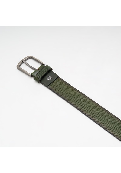 Yeşil Erkek Gr-040-138 Grande Klasik Kemer Genişlik 4 Cm