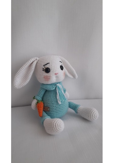 Amigurumi Mavi Tavşan