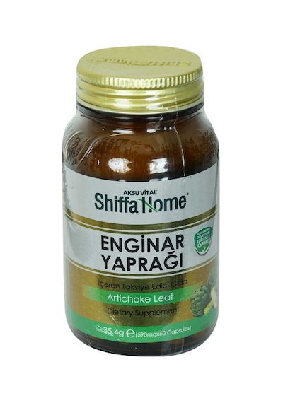 Shiffa Home Enginar Yaprağı Diyet Takviyesi 590 Mg x 60 Kapsül