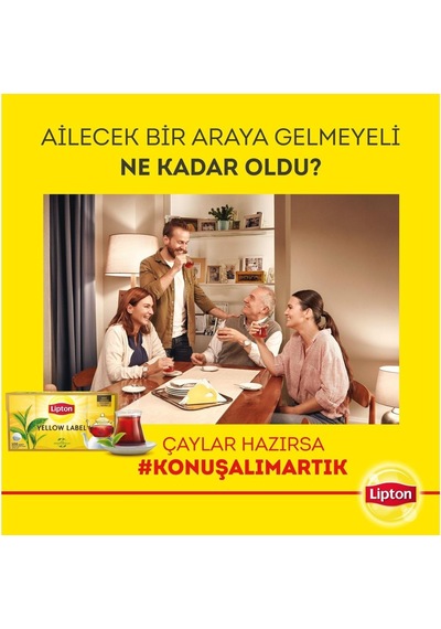 Lipton Yellow Label Demlik Poşet Çay 100'Lü