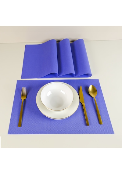Maxstyle Harmony Bluebell 4 Parça Amerikan Servis Seti 30x45 Cm Renkli