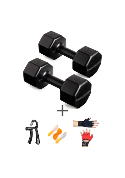 Ps Spor 2 Kg Dambıl Set 2kg 2 Adet Dambıl +body Eldiven Sayaçlı Ayarlanabilir El Yayı Ve Atlama İpi