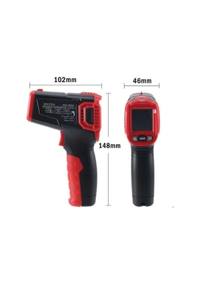 Werka W523-5055 Kızılötesi Sıcaklık Ölçer Infrared Termometre -50