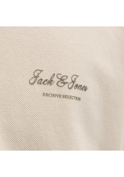 Jack & Jones 12288877 Jjearchive Graphic Polo Ss Ln Tişört Ay Işığı