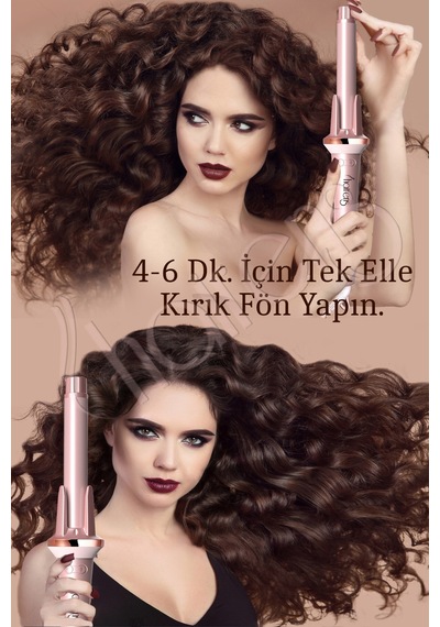 Hairens HRS-270 Kalın Dalga Uzun Otomatik Saç Maşası