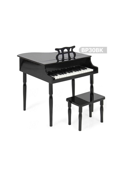 Çocuk İçin Ahşap Piyano Bp30bk Nota Sehpası ve Tabure