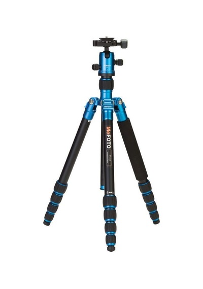 Benro Mefoto A1350Q1B Roadtrip Aluminum Travel Tripod Kit (Blue)​