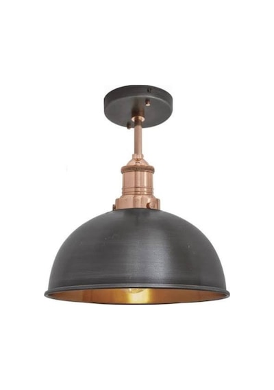 Mylight Retro Rustik Tavan Avize Mat Siyah 30Cm (453610627)