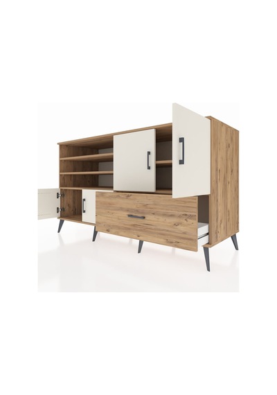 Kronos Konsol 5 Raflı Tek Çekmeceli 4 Kapaklı 176x59x99 Çam-aytaş Çam-aytaşı/çam Kronos Konsol 5 Raflı Tek Çekmeceli 4 Kapaklı 176x59x99 Çam-aytaş Çam-aytaşı/çam