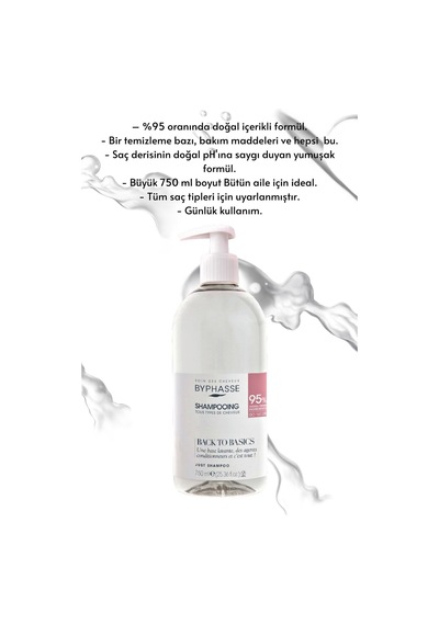 Back To Basics Normal Saçlara Özel Rafine Şampuan 750ml
