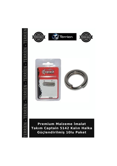 Premium Malzeme İmalat Takım Captain 5142 Kalın Halka Güçlendirilmiş 10lu Paket 0.10 Mm