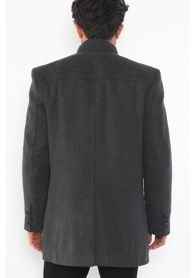 Plt8387 Dewberry Erkek Palto-antrasit Antrasit