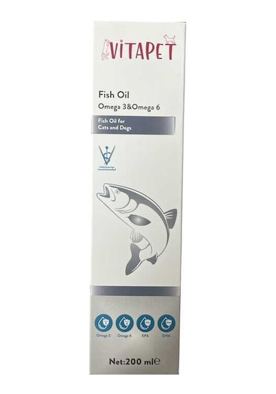 Vitapet Kedi Köpek Somon Yağı 200 Ml