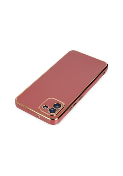 Samsung Galaxy Uyumlu A03 Kılıf Volet Silikon - Kırmızı Bz8683140424121