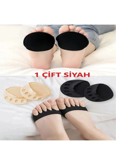 Benlife Kumaş Ayak Parmak Ucu Altı Taban Koruyucu Metatarsal Siyah Standart