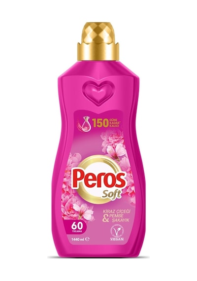 Peros Konsantre Yumuşatıcı Kiraz Çiçeği & Pembe Şakayık 1440 Ml
